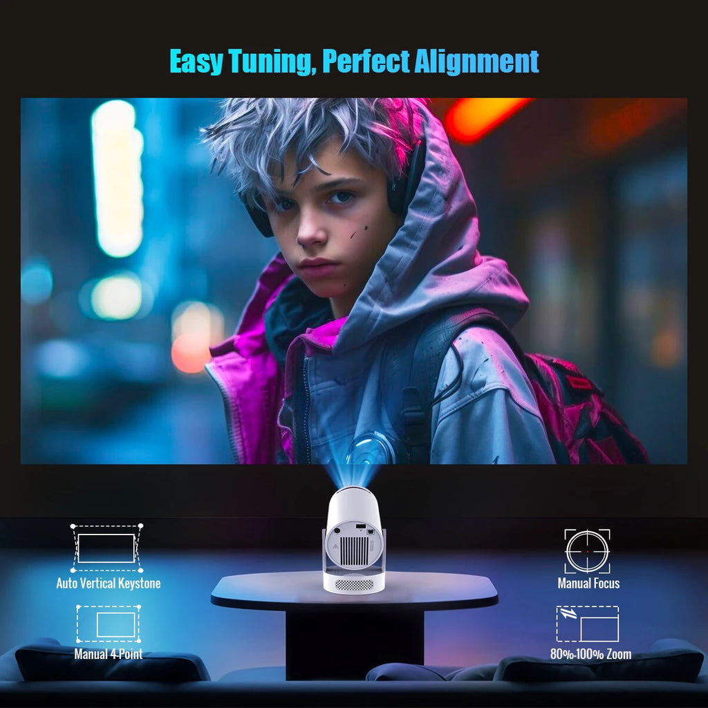 Smart Mini Projector™ | 4K Portable Home Cinema